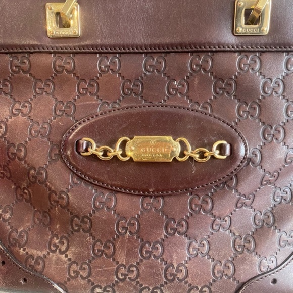 Gucci Medium Guccissima Punch Tote - Picture 6 of 6